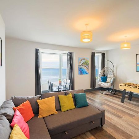 Seafront Apartment With Balcony, Parking And Sea Views Aberystwyth Ngoại thất bức ảnh