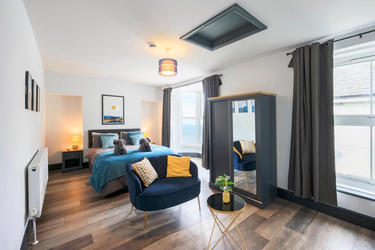 Seafront Apartment With Balcony, Parking And Sea Views Aberystwyth Ngoại thất bức ảnh
