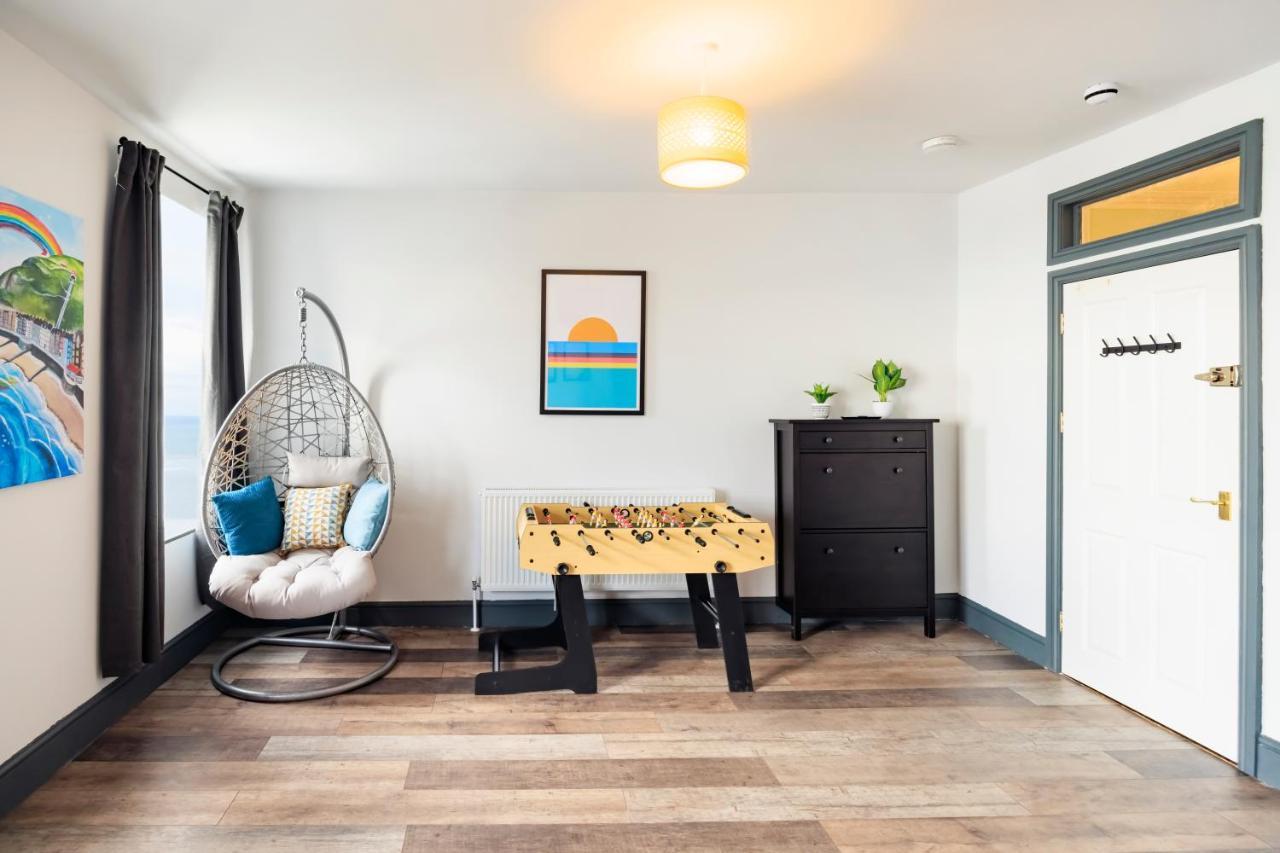 Seafront Apartment With Balcony, Parking And Sea Views Aberystwyth Ngoại thất bức ảnh